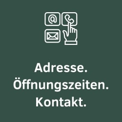 Per Klick landet man bei Adresse, Öffnungszeiten, Kontakt.