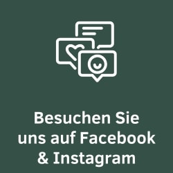 Per Klick landet man bei Infos zu den sozialen Medien.